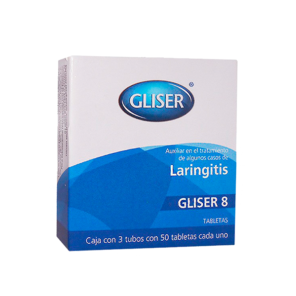 Gliser 8 Laringitis 150 tabletas