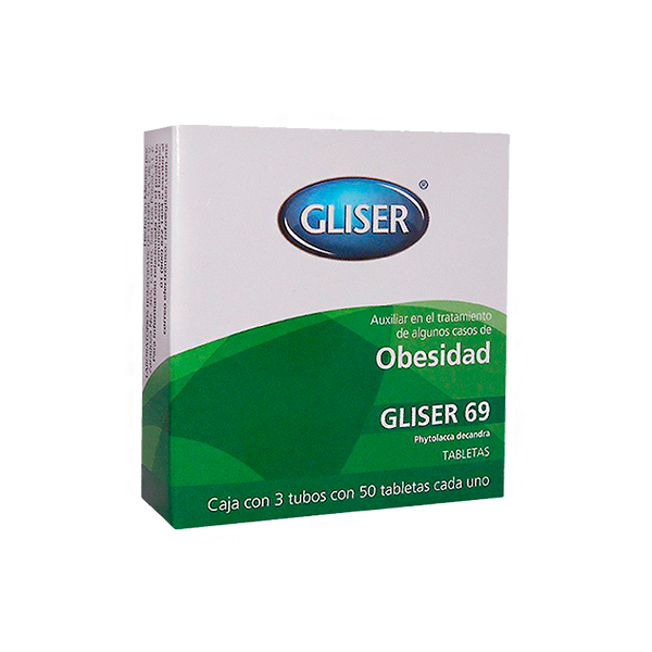 Gliser 69 Obesidad 150 Tabletas