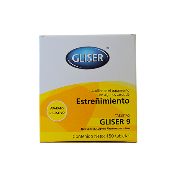 Gliser 9 Estreñimiento 150 tabletas