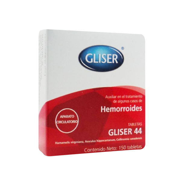 Gliser 44 Hemorroides 150 tabletas